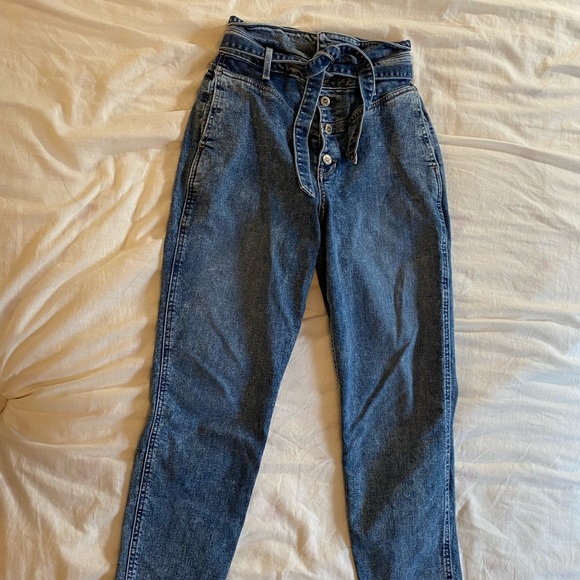 🌟Hollister Mom Jeans - Dark blue - Picture 4 of 7